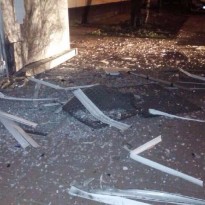 Kyiv police report about blast near office of Akhmetov's Kyivenergo at night (Photos)
