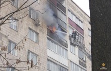 У Тернополі через пожежу у багатоповерхівці евакуювали 62 людини (фото)