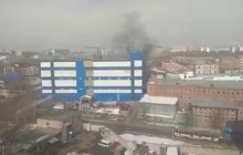При пожаре в торговом центре в Москве погиб один человек