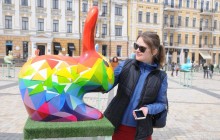 Easter bunnies, eggs on display in Kyiv (Photos)