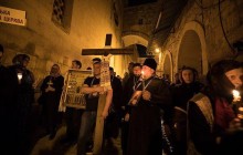 В Иерусалиме сотни украинцев прошли по дороге Скорби с молитвой о мире (фоторепортаж)