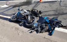 Поліцейський у Києві розбив вилучений мотоцикл та пошкодив три автомобіля: нові подробиці