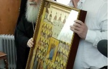 Єрусалимський Патріарх прийняв у дар від українців унікальну ікону «Собор новомучеників української землі»