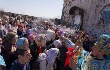 В Іверському монастирі, який був ушкоджений внаслідок військових дій, відсвяткували престольне свято