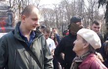 "Крым - Россия, а Путин вообще моя любовь": сеть возмутили антиукраинские заявления киевской пенсионерки (видео)