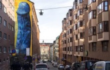 В Стокгольме мурал с изображением пениса зарисуют из-за жалоб соседей