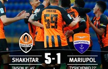 "Шахтар" забив 5 голів "Маріуполю" в 1/2 фіналу Кубка України