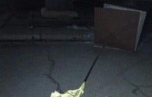 В Харьковской области тракторист снес постамент с флагом Украины (фото)