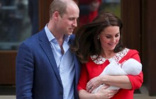 Кейт Миддлтон и принц Уильям показали новорожденного сына (фотогалерея)