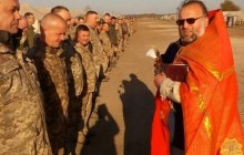 На Волыни священники благословили военных перед отправкой в зону АТО