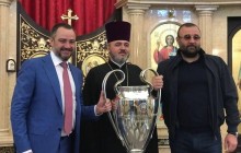 Президент Федерации футбола рассказал, почему Кубок Лиги чемпионов приносили в церковь Киевского Патриархата