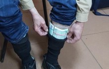 Прикордонники затримали чоловіка, який сховав у шкарпетках 25 тисяч євро (фото)