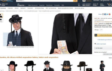 Amazon Germany зняв оголошення із зображенням моделі в костюмі рабина з грошима