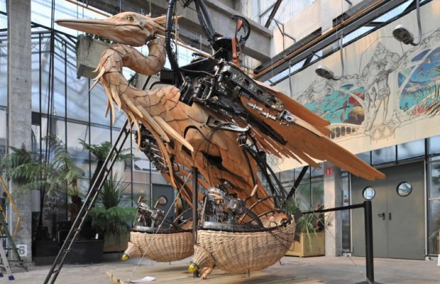 Летючі чаплі з дерева й заліза: у французькій галереї механічних фігур відбулося поповнення (відео)