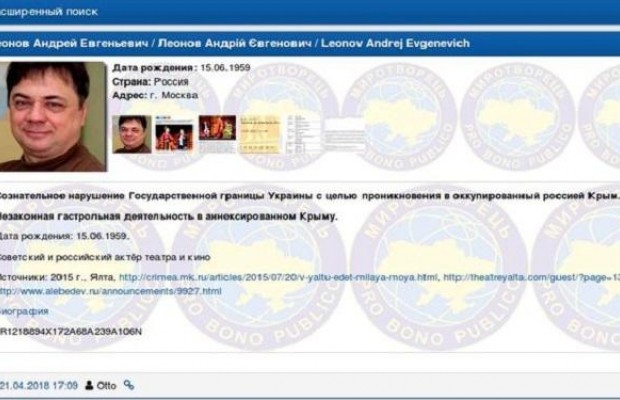 В базу "Миротворца" угодили актрисы "Сватов" и звезда "Папиных дочек"