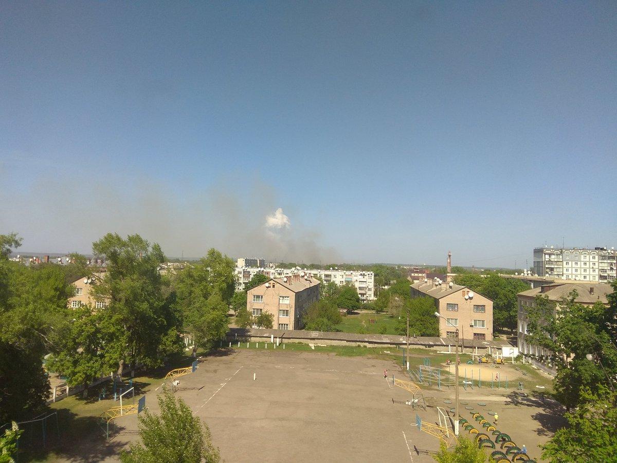 Началась частичная эвакуация жителей / фото twitter.com/slobozhanyn