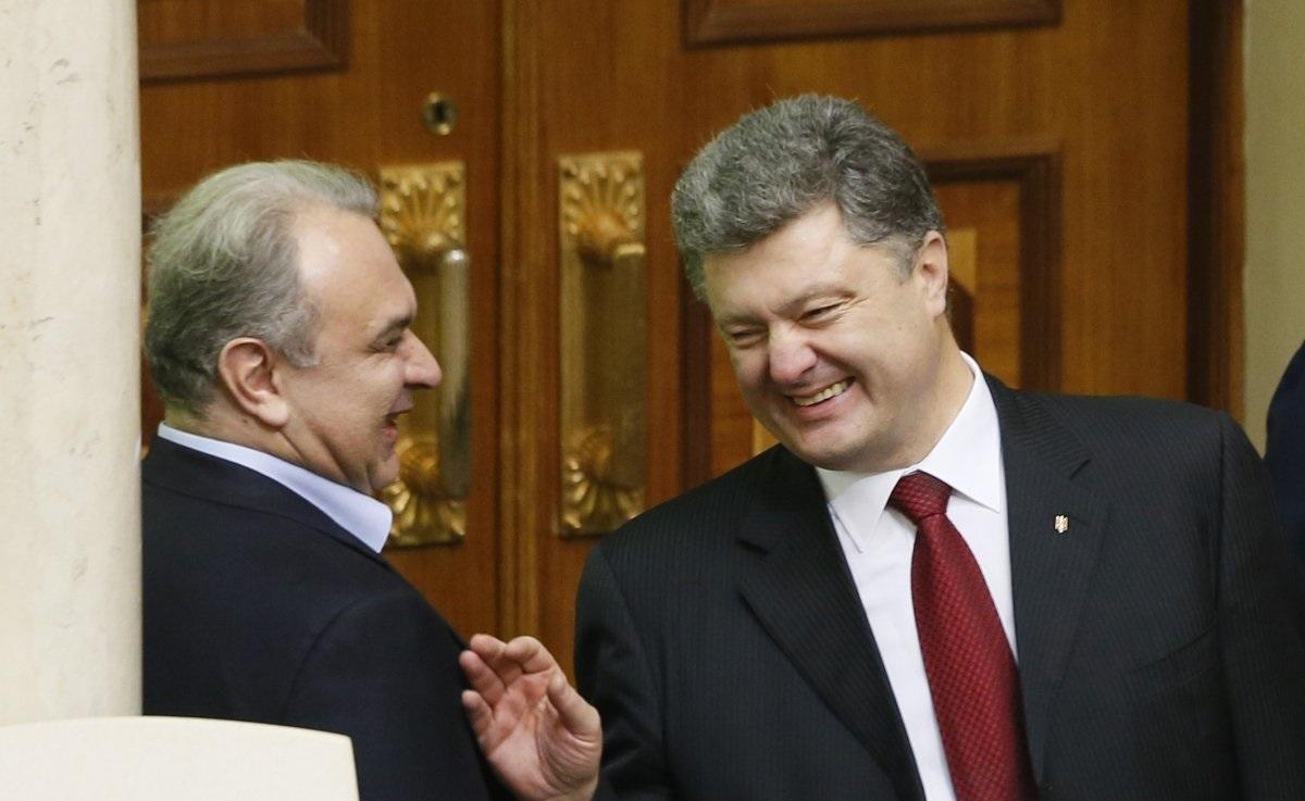 Давид Жванія і Петро Порошенко / УНІАН Давид Жванія і Петро Порошенко / УНІАН