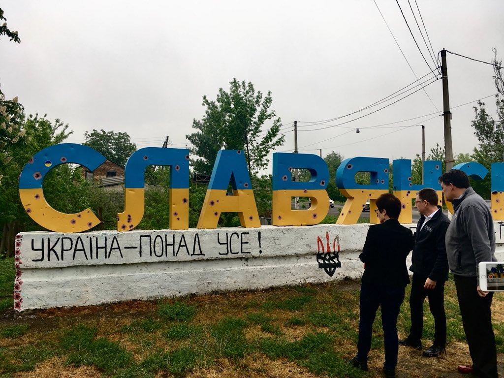 Війська РФ домоглися незначних успіхів на північ від Слов'янська / фото twitter.com/SpecRepUkraine