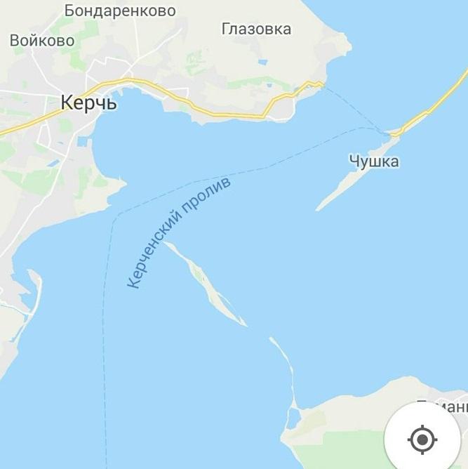 Гугл карта крымский мост