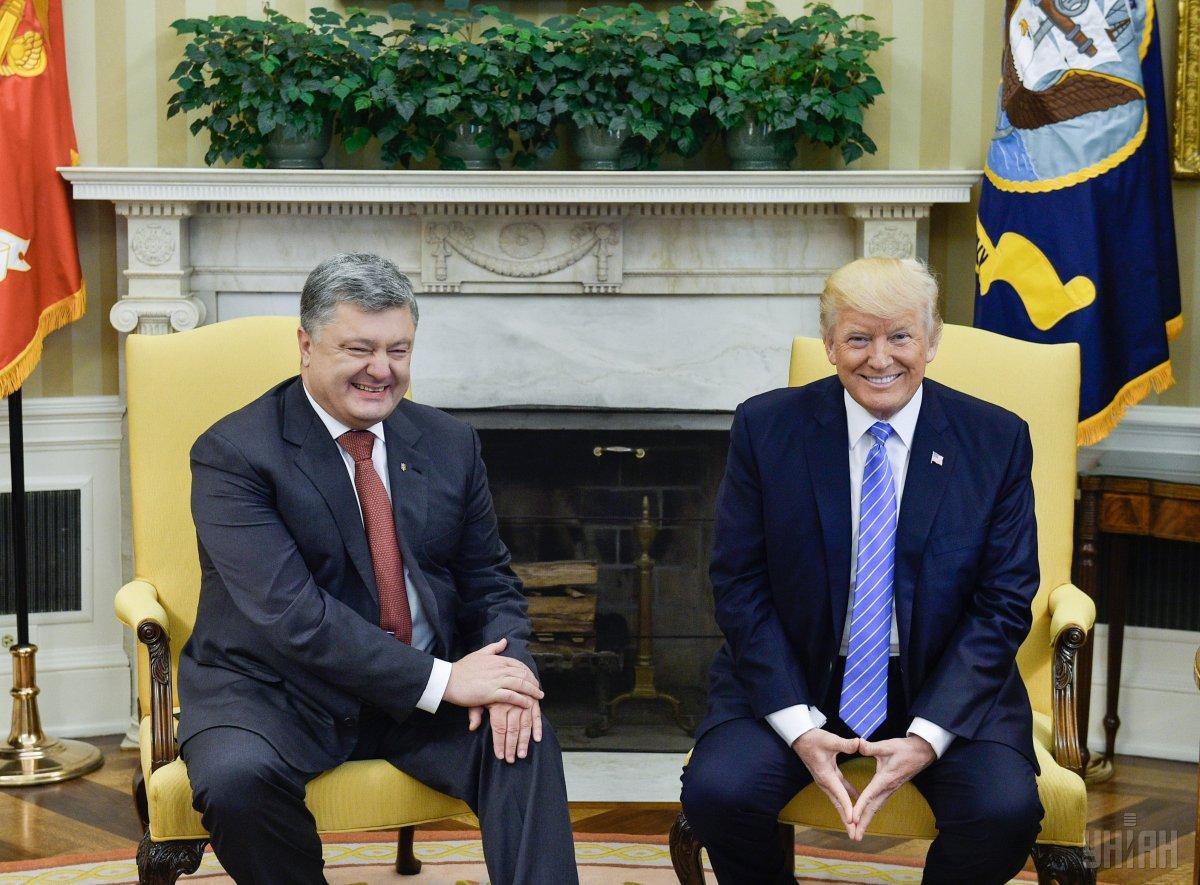 Зустріч Порошенка і Трампа відбулась 20 червня 2017 року / фото УНІАН