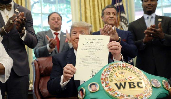 Трамп помиловал чемпиона мира по боксу / vringe.com Трамп помиловал чемпиона мира по боксу / vringe.com