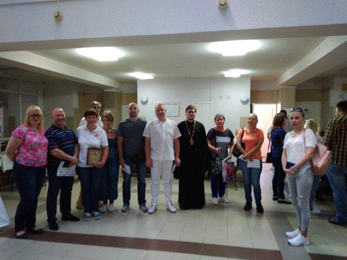 Киевские священники присоединились к акции по случаю Дня донора / mitropolia.kiev.ua