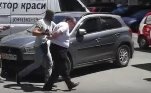 Detention of Boris German / Screenshot on Ukrayinska Pravda Detention of Boris German / Screenshot on Ukrayinska Pravda