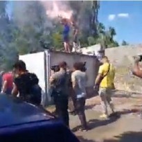 Nationalists visit Inter TV co-owner's house over pro-Russian propaganda, clashes with police reported (Video)