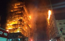 У бразильському Сан-Паулу обвалилася охоплена полум’ям багатоповерхівка (фото, відео)