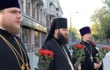 В Одессе священники УПЦ совершили заупокойные богослужения на местах массовой гибели людей 2 мая 2014 года (видео)