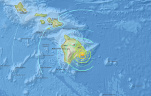 На Гавайских островах зафиксировали мощнейшее землетрясение за последние 40 лет (видео)