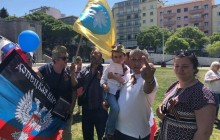 Российская делегация на Евровидении несла флаги "ЛДНР" по улицам Лиссабона (фото, видео)