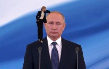 Незвичайна поза Поклонської на інавгурації Путіна викликала шквал фотожаб (галерея)