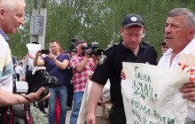У Сумах сталася сутичка на акції "Опозиційного блоку" (відео)