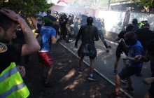 Сутички біля маєтку Льовочкіна: поліція вимагає пояснень від журналіста, якому нацгвардієць розбив голову