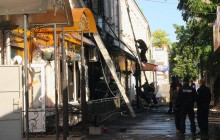 В Черкасской области загорелось здание, в котором размещены игорное заведение и музшкола: есть погибший (фото, видео)