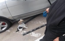 На Чернігівщині собака виявив у литовця 26 кг наркотиків, які він віз із РФ у сховку у BMW Х5 (відео)