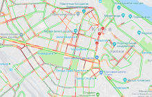 Київ паралізували 8-бальні затори