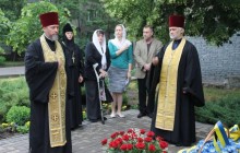 В Запорожье на месте бывшего здания НКВД помолились о жертвах политических репрессий
