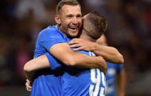 Шевченко сыграл в прощальном матче Пирло и забил гол уже на первой минуте