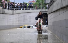 Ливень затопил улицы Анкары