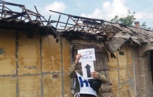 У штабі показали наслідки обстрілу бойовиками Зайцевого з важкої артилерії (фото)