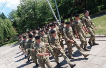 Бійці батальйону морської піхоти влаштували демарш перед Порошенком через зміну кольору берета - ЗМІ (фото)