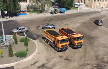 Гонитва зі стріляниною у Ржищеві: поліція ганялася по колу за неадекватною дівчиною-водієм (відео)