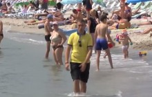 Украинцы проигнорировали предостережения экспертов и открыли пляжный сезон (видео)
