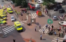 Стрельба в Бельгии: преступник застрелил двух полицейских и захватил заложницу (видео)