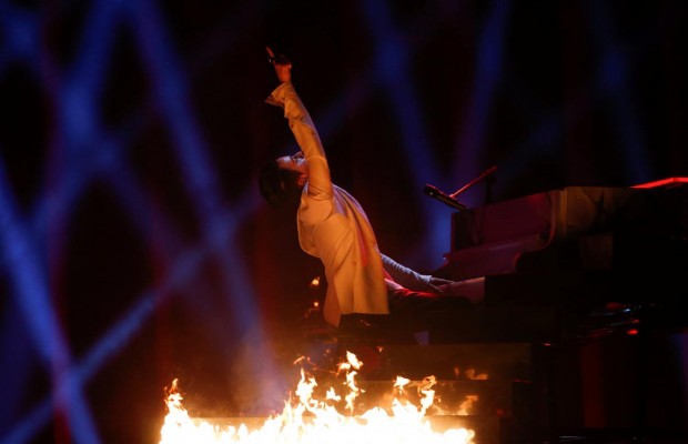 Евровидение-2018: в сети появились кадры выступления Melovin на улице Лиссабона (видео)