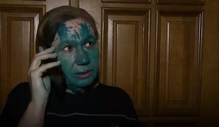 По словам Бережной, полиция на происходящее не реагировала / скриншот