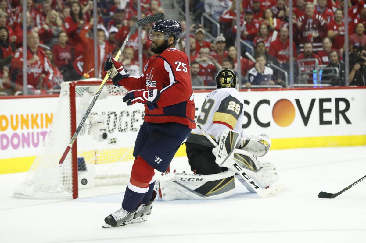 "Вашингтон" закинув три шайби у ворота "Вегаса" / Reuters