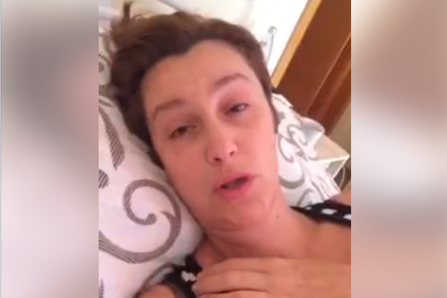 Снежана Егорова попала в больницу / скриншот